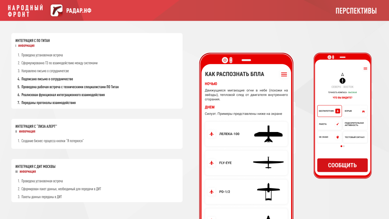 Приложение "РАДАР" – защита населения от атак беспилотников