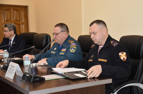 Заседание оперативного штаба в Чукотском автономном округе