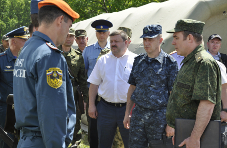 Под руководством Оперативного штаба в Пензенской области  прошли антитеррористические учения «Метель-2019»