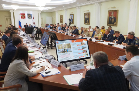 Совместное заседание антитеррористической комиссии и оперативного штаба в Республике Мордовия