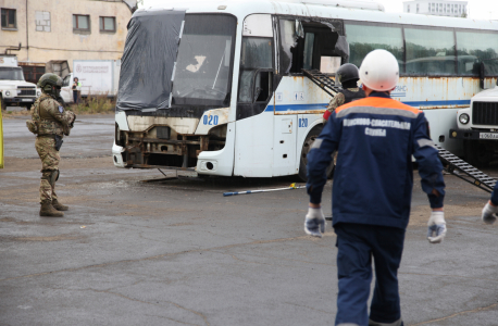 Плановое антитеррористическое учение в Республике Карелия 