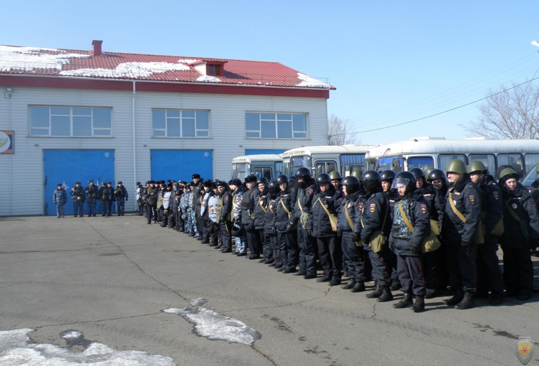 Функциональные группы оцепления и блокирования группировки ОШ в ЕАО