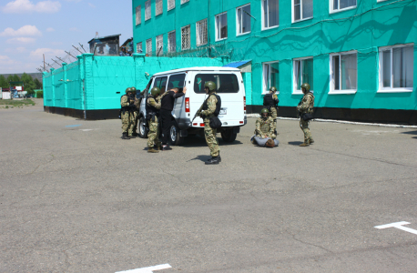 Антитеррористическое учение в пос. Пригорск проведено Оперативным штабом в Республике Хакасия