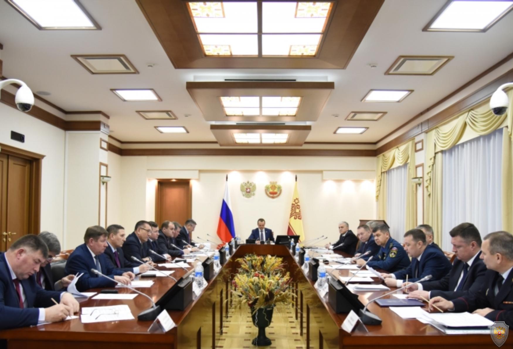 Открытие заседания антитеррористической комиссии в Чувашской Республике 