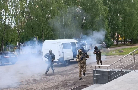 Оперативный штаб в Смоленской области провел антитеррористические учения