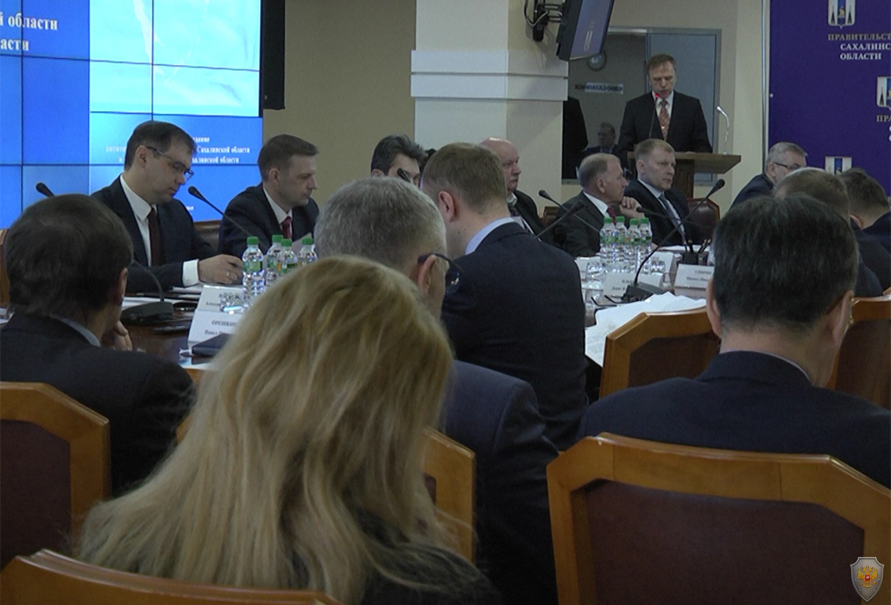 Совместное заседание региональной антитеррористической комиссии и оперативного штаба в Сахалинской области 