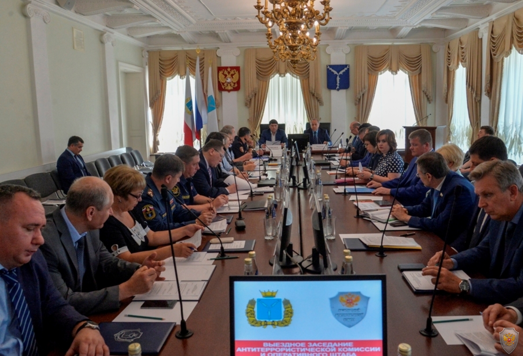 Выездное совместное заседание антитеррористической комиссии и оперативного штаба в Саратовской области