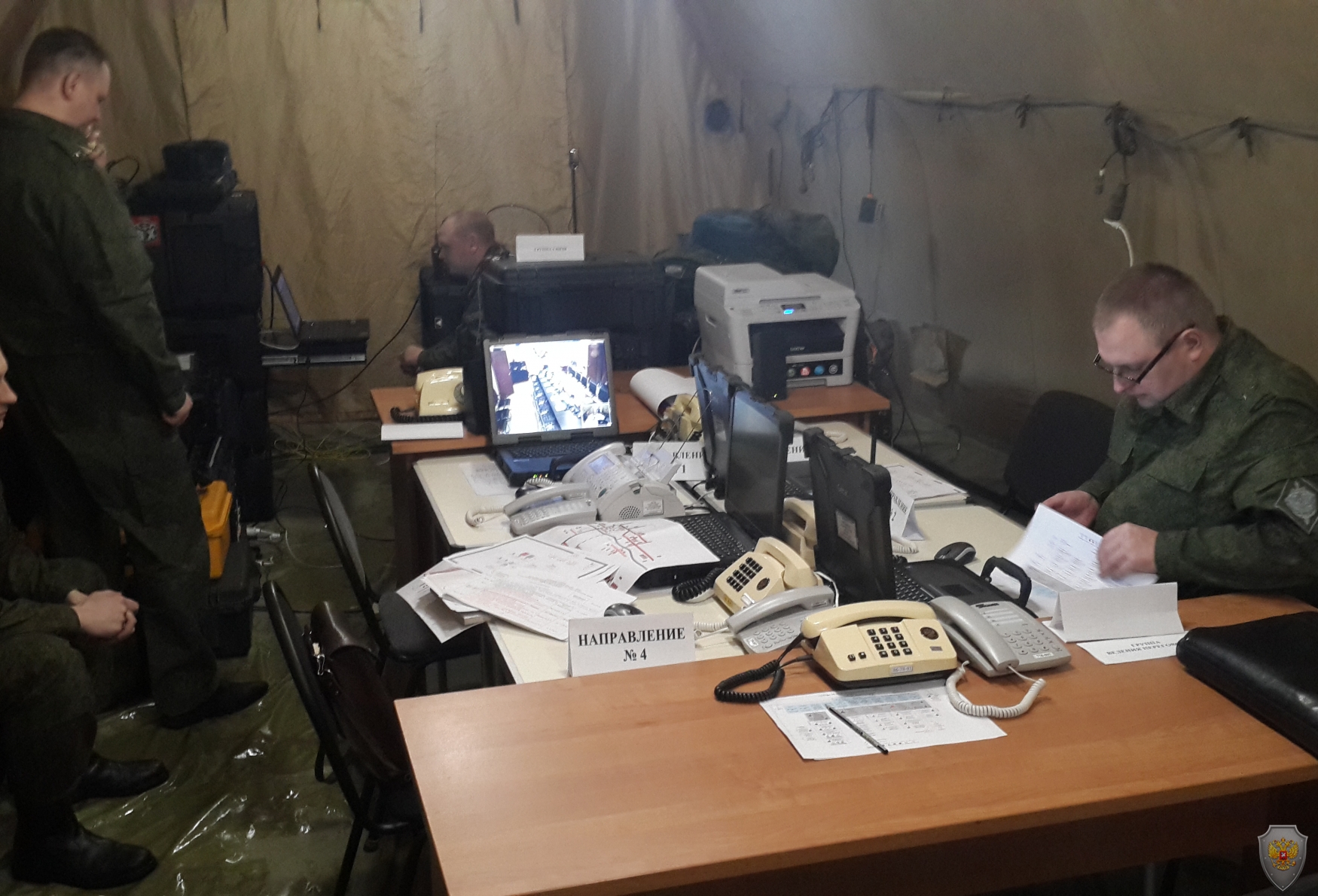 Осуществление единого управления подразделениями группировки сил и средств оперативного штаба в Сахалинской области