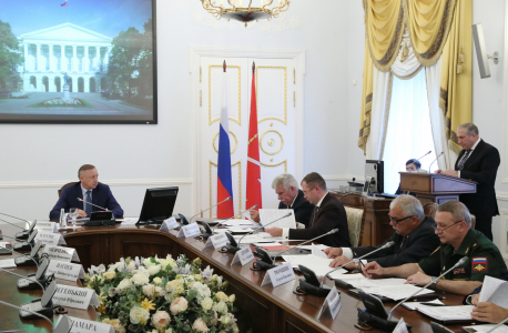 В г. Санкт-Петербурге состоялось совместное заседание оперативного штаба и антитеррористической комиссии 