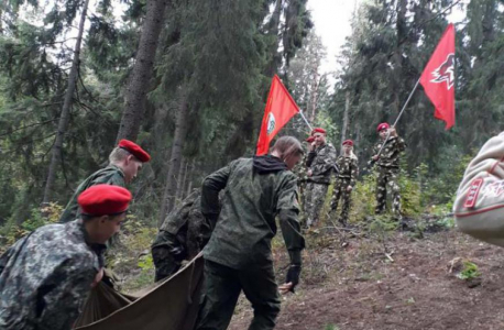 В Агалатово Ленинградской области  прошли военно-спортивные игры «Вместе сильнее»