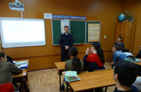 В Астраханской школе-интернате прошло профилактическое мероприятие «Маршрут безопасности»