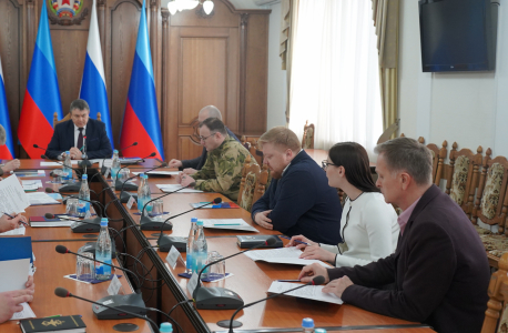Заседание антитеррористической комиссии в Луганской Народной Республике