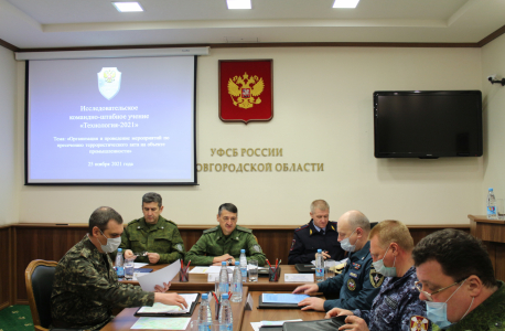 Оперативным штабом в Новгородской области проведено командно-штабное учение «Технология-2021»