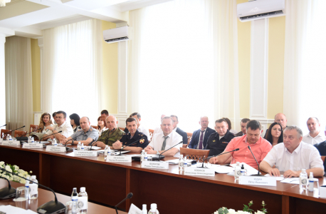 Совместное заседание антитеррористической комиссии и оперативного штаба в Орловской области