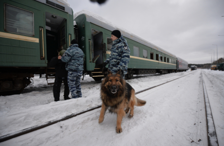 Обследование вагона на взрывобезопасность