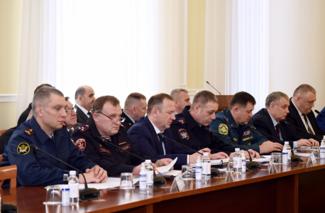Участники совместного заседания Антитеррористической комиссии 
в Орловской области и оперативного штаба в Орловской области
