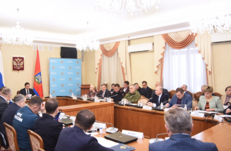 Участники совместного заседания антитеррористической комиссии 
в Орловской области и оперативного штаба в Орловской области
