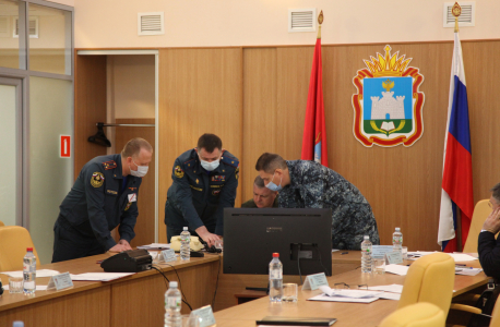 Оперативным штабом в Орловской области проведено командно-штабное учение 