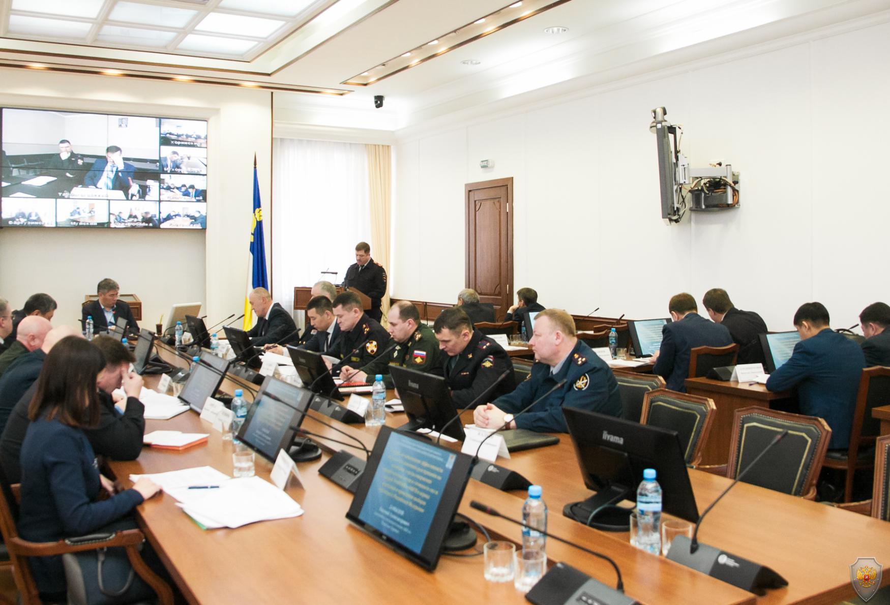 Состоялось совместное заседание Антитеррористической комиссии и Оперативного Штаба в Республике Бурятия