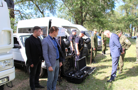 В Саратовской области проведено тактико-специальное учение "Пункт-Звонаревка"