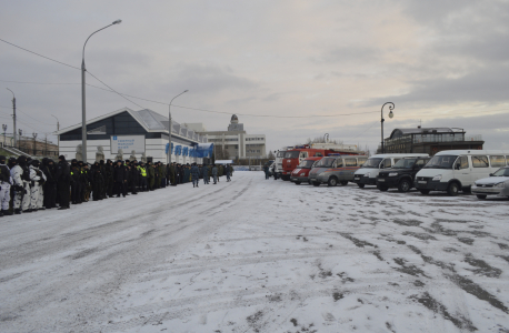 На территории Архангельской области проведено тактико-специальное учение по пресечению условного террористического акта на объекте железнодорожного транспорта