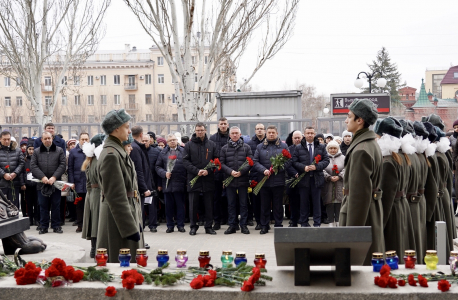 В Волгограде почтили память погибших в результате теракта
