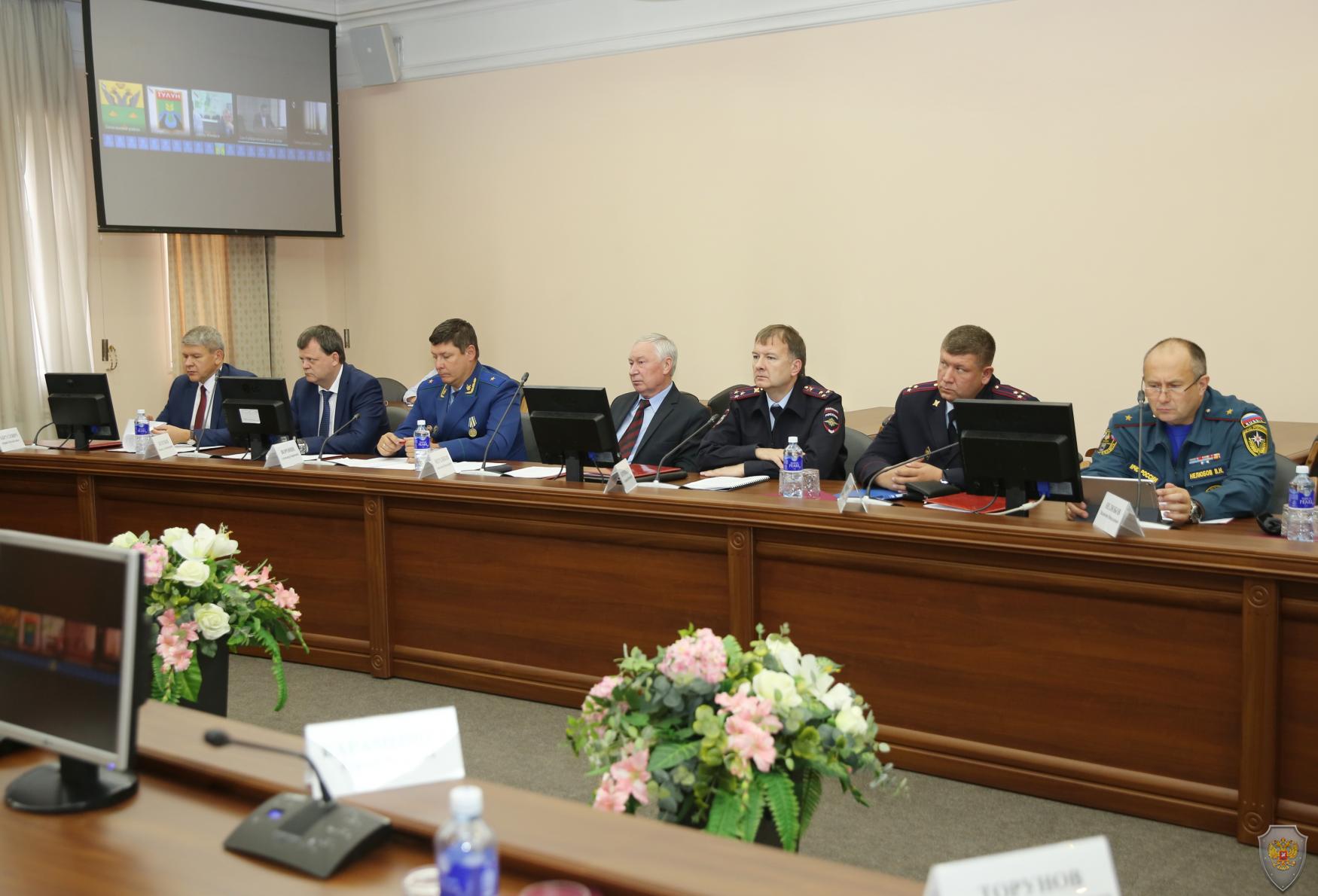 Под председательством Губернатора Иркутской области С.Г. Левченко прошло заседание антитеррористической комиссии 