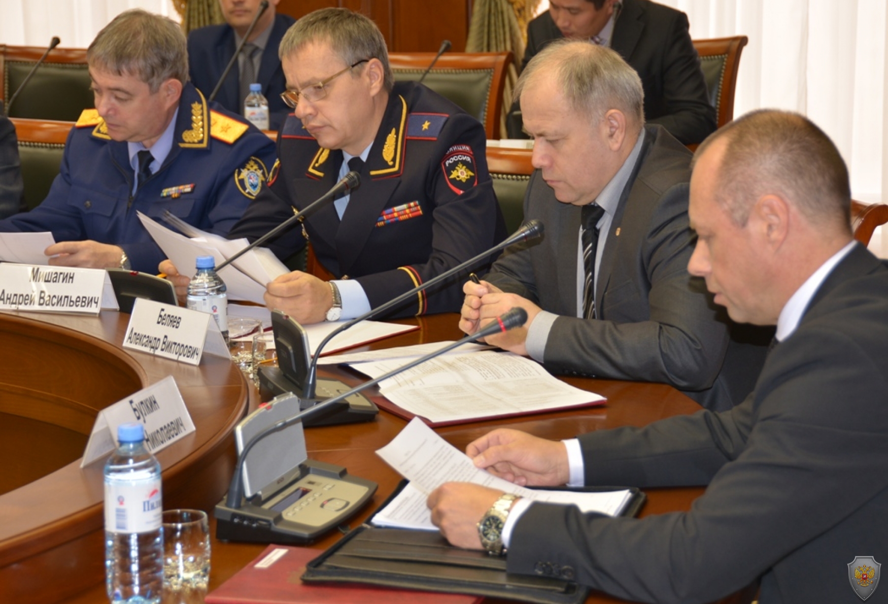 Проведение Заседание АТК в РК под председательством заместителя председателя АТК РК, начальника УФСБ России по РК генерал-майора П.Н. Булкина.