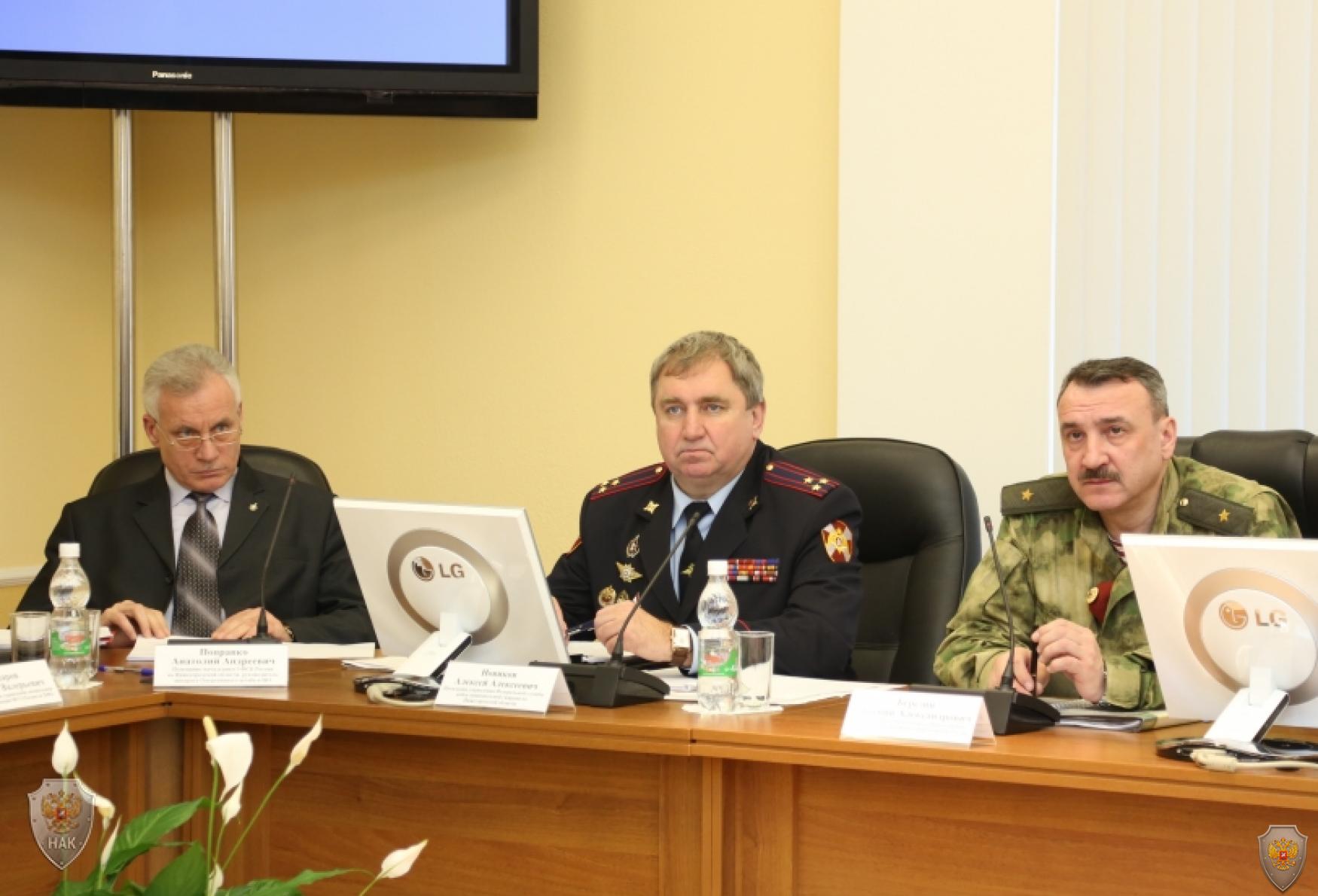 В Нижнем Новгороде проведено совместное заседание антитеррористической комиссии и Оперативного штаба в Нижегородской области 