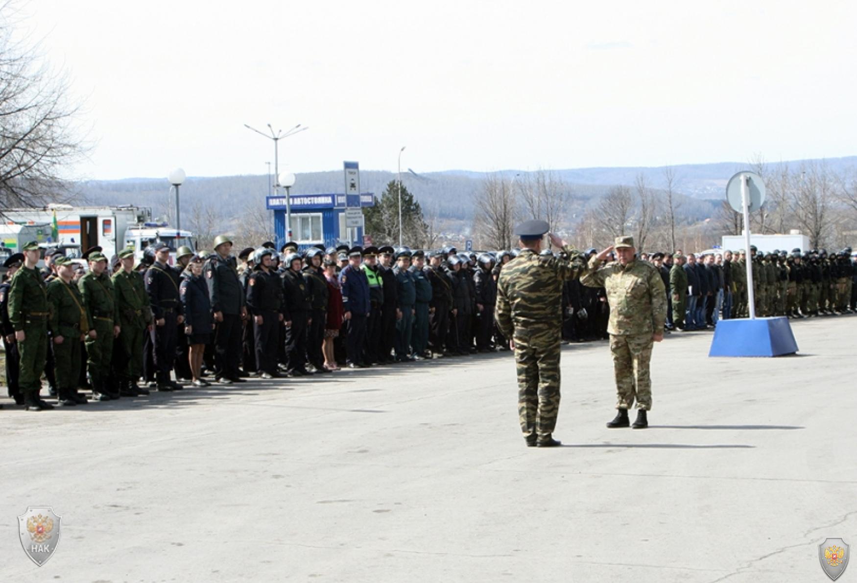 Группировка ОШ в Кемеровской области, задействованная в антитеррористическом учении «Набат-2018»