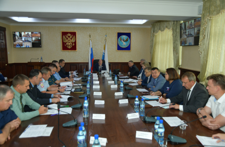 Прошло совместное заседание Антитеррористической комиссии  и Оперативного штаба в Республике Алтай