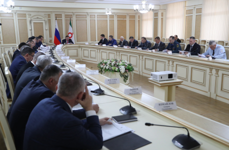Заседание антитеррористической комиссии в Республике Ингушетия