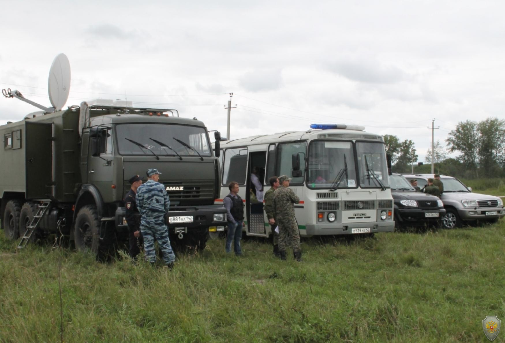 ВПУ ОШ, развернутый в районе захвата автобуса