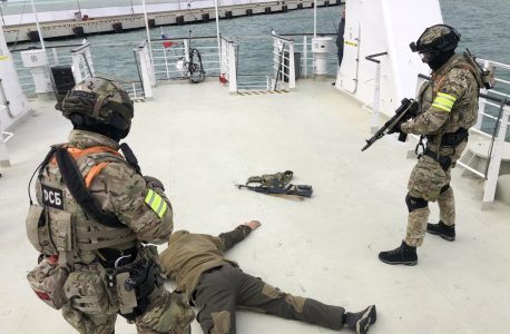 В акватории Черного моря проведено антитеррористическое учение