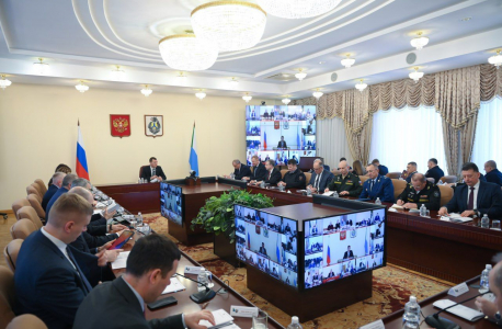 Заседание антитеррористической комиссии и оперативного штаба в Хабаровском крае