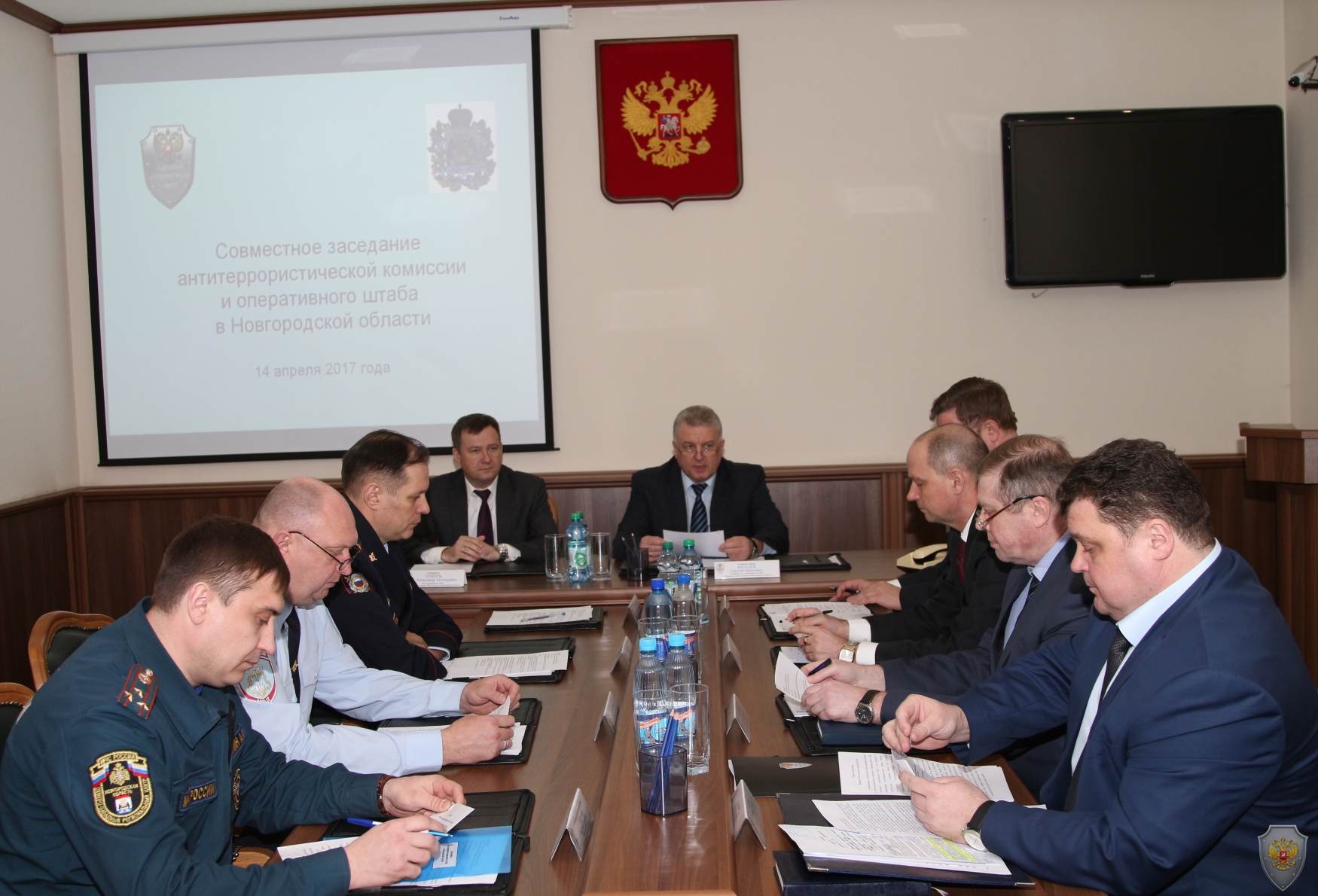 В  Новгородской области прошло заседание антитеррористической комиссии и  оперативного  штаба  