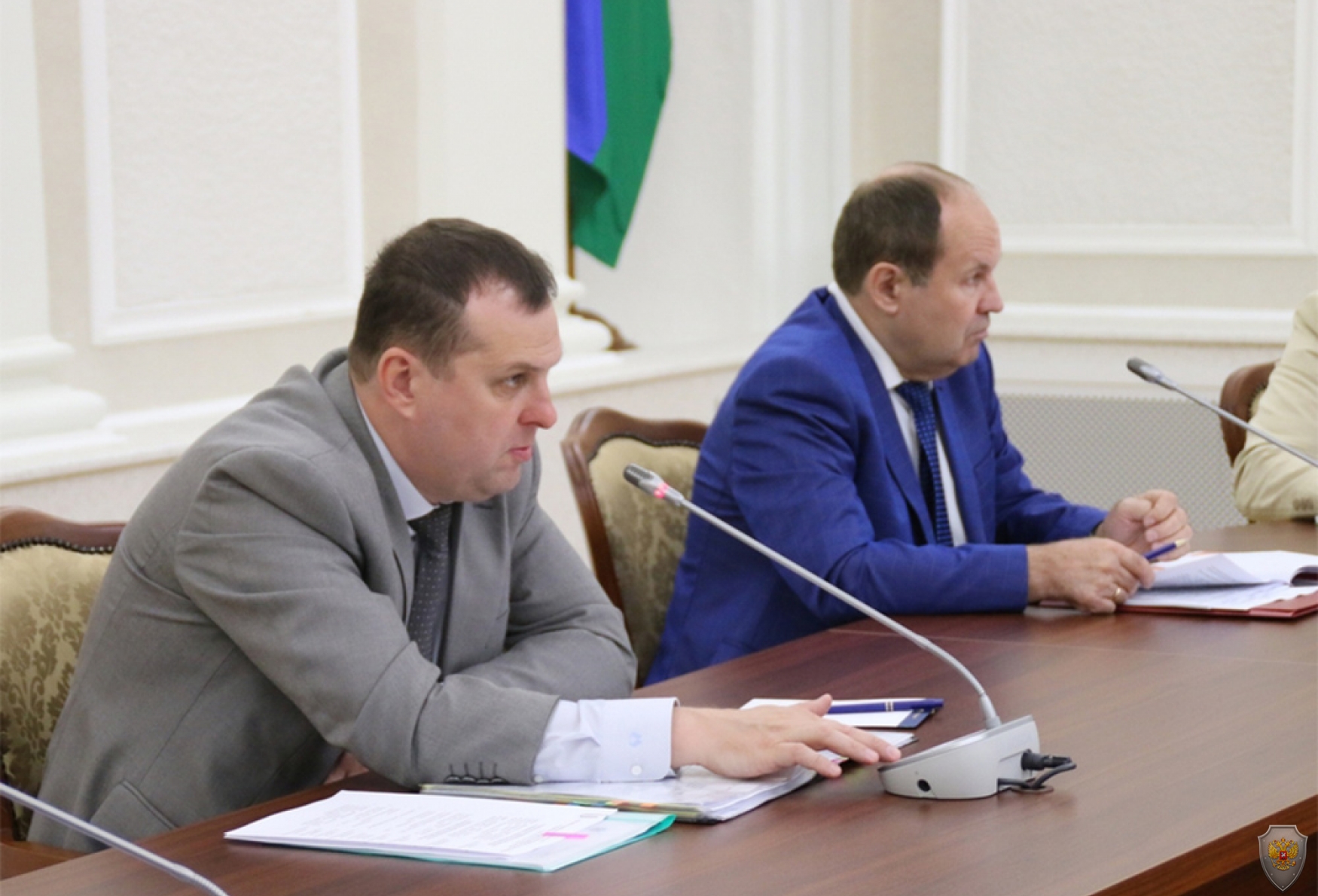 Премьер-министр Правительства Карелии Олег Тельнов ведет заседание АТК