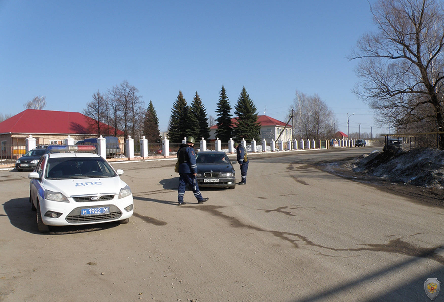 Проверка документов в районе спецоперации