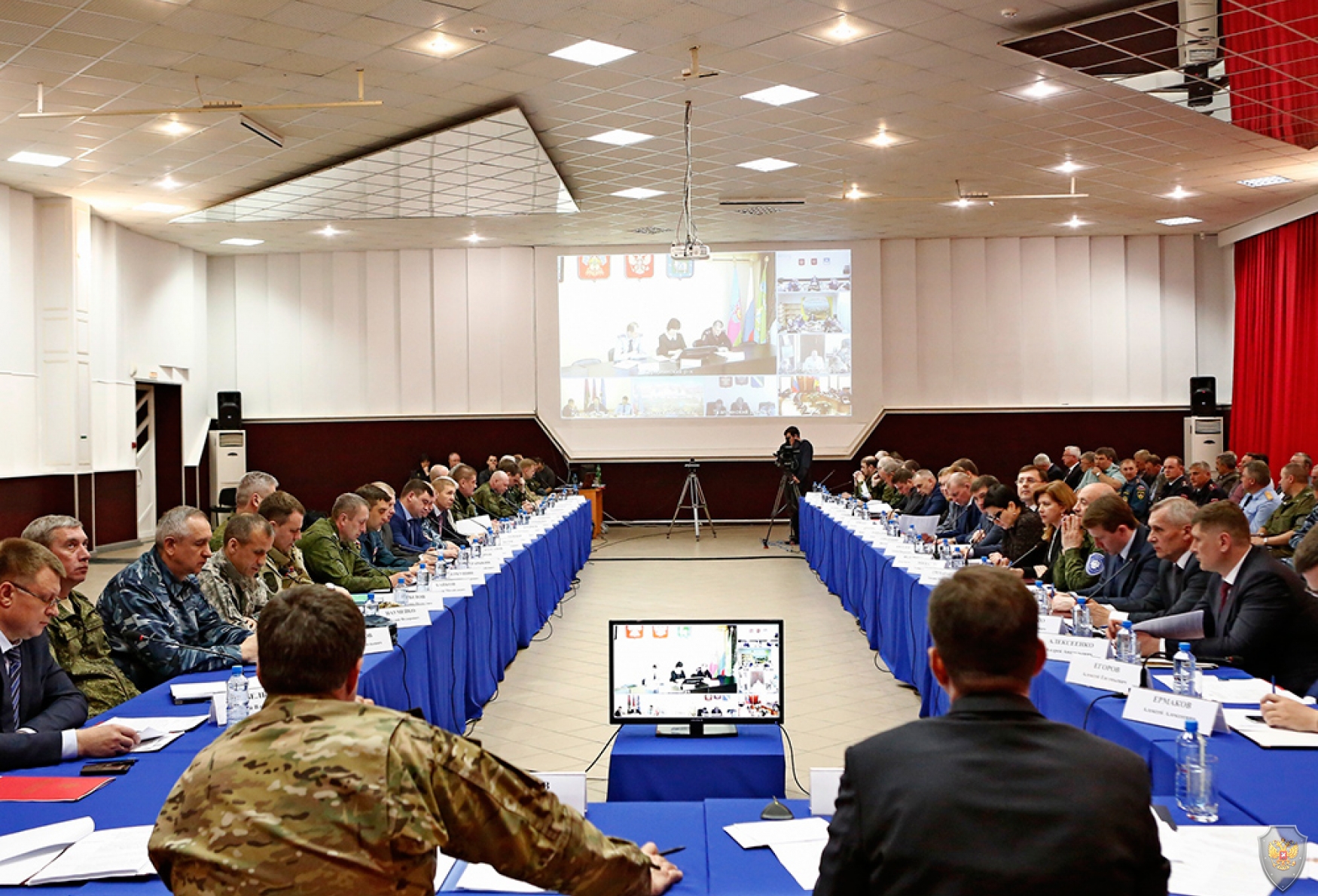 В посёлке Мостовском 16 апреля 2018 года состоялось совместное выездное заседание Антитеррористической комиссии и Оперативного штаба в Краснодарском крае 
