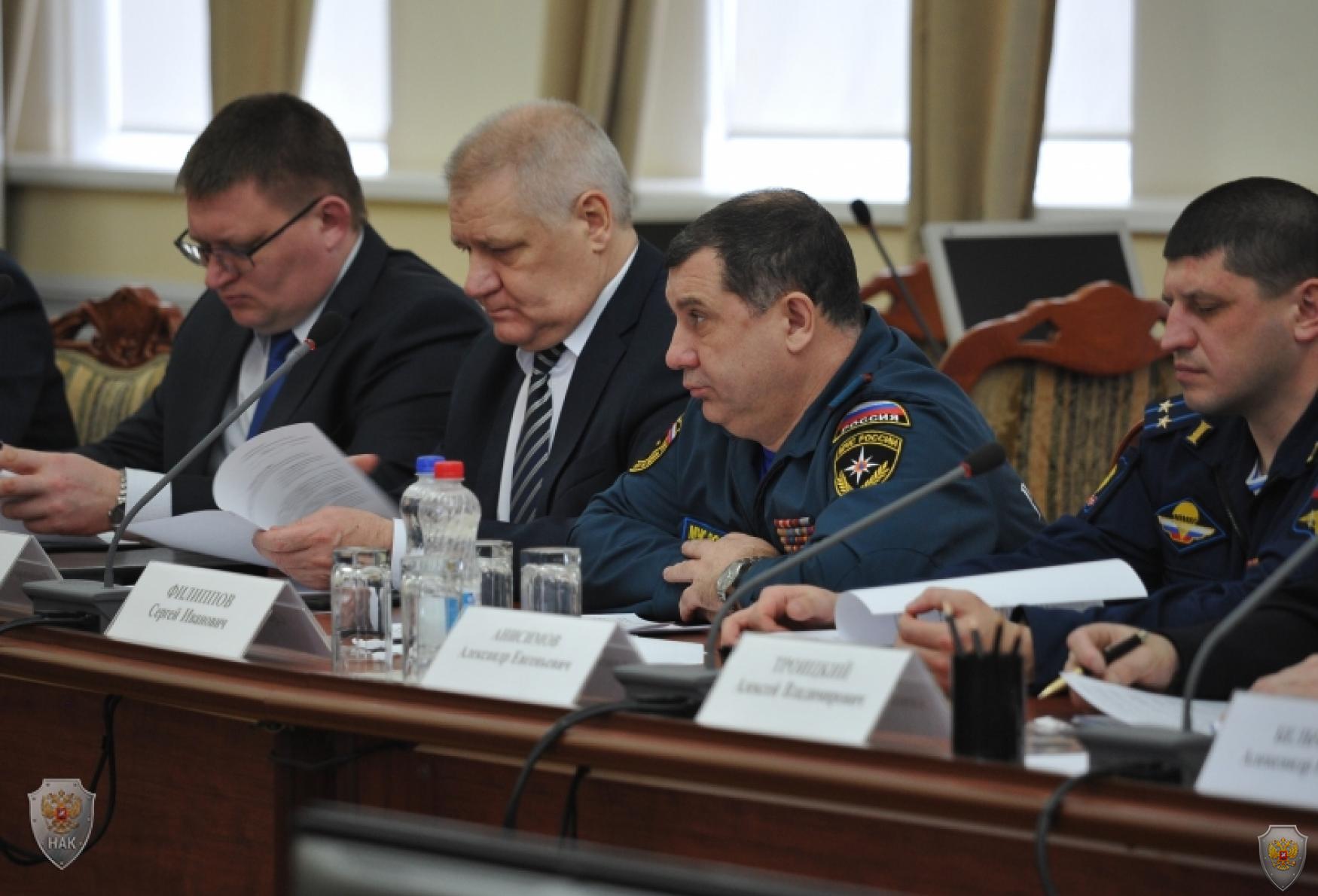 Заседание антитеррористической комиссии Рязанской области 