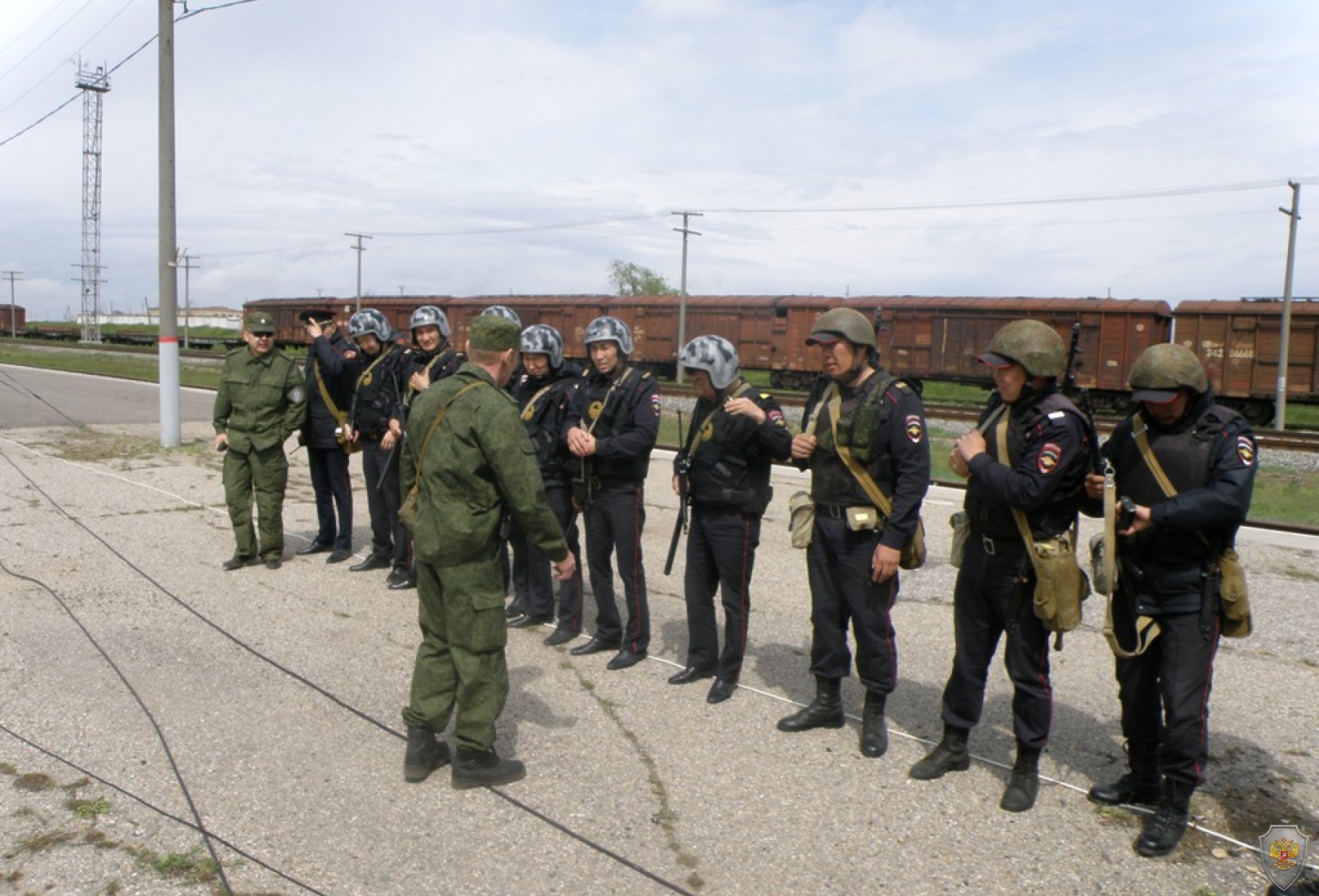 Оперативным штабом в Республике Калмыкии проведено тактико-специальное учение