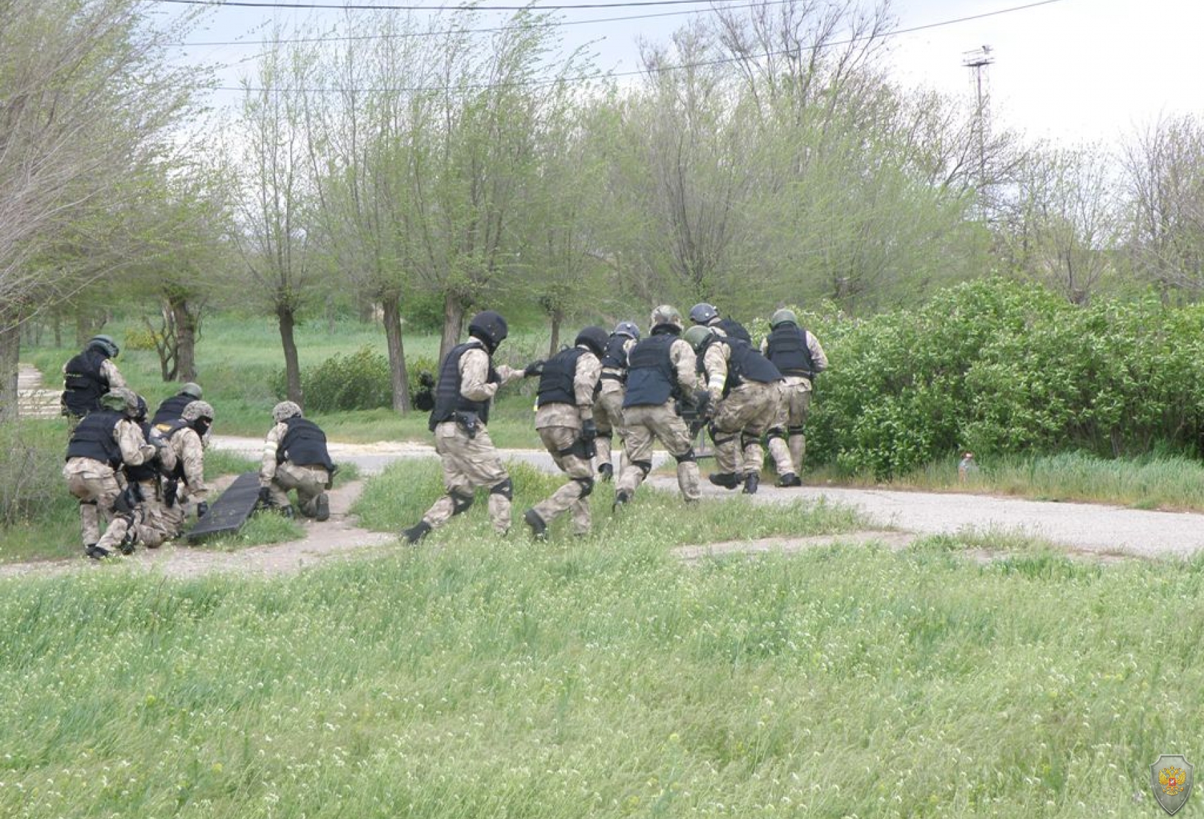 Оперативным штабом в Республике Калмыкии проведено тактико-специальное учение