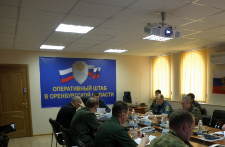 Оперативным штабом в Оренбургской области  проведено тактико-специальное учение под условным наименованием «Экран – Акбулак – 2019»