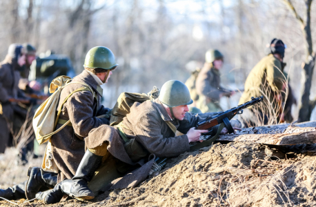 Историческая реконструкция боев за Воронеж в годы Великой Отечественной войны