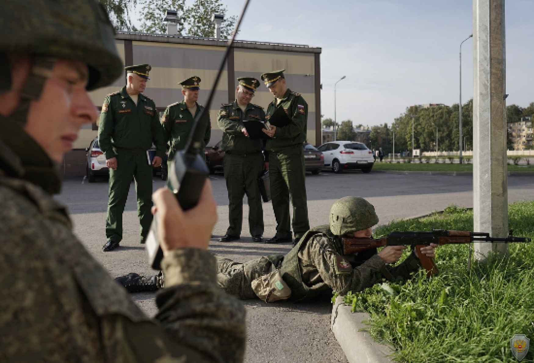 В Военной академии связи проведена комплексная тренировка противодействия терроризму