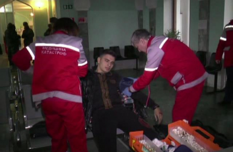 Оказание первой медицинской помощи пострадавшим при взрыве на железнодорожном вокзале