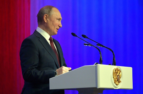 Выступление В.В. Путина на вечере, посвящённом Дню работника органов безопасности РФ